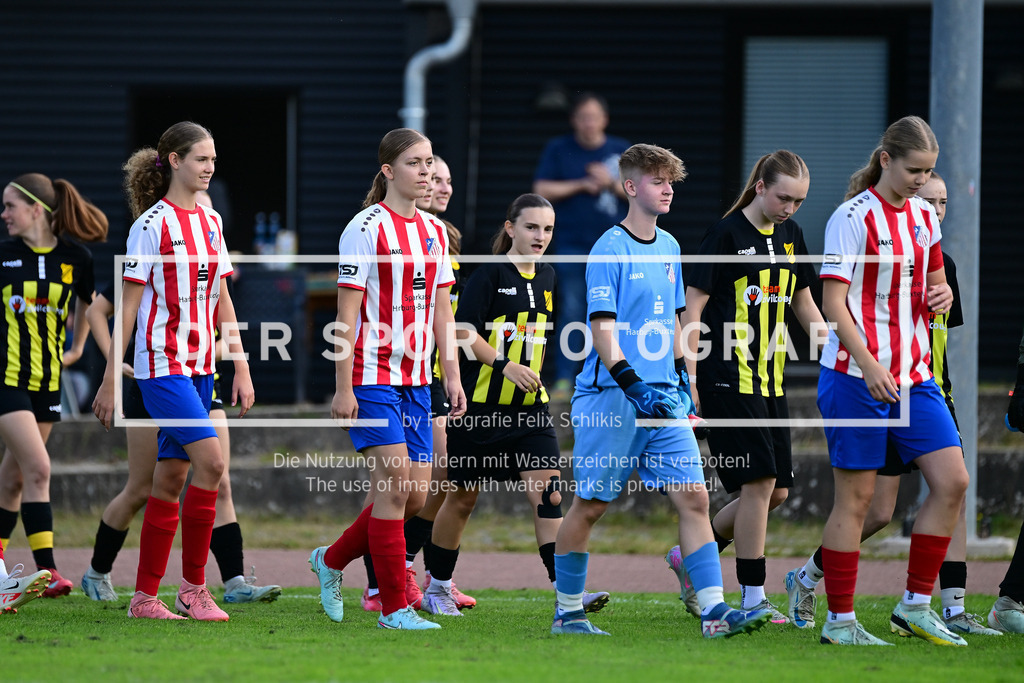 Fußball I Juniorinnen I Saison 2025-2026 I Oberliga Niedersachsen I 2. Spieltag I FC Rosengarten - ATSV Scharmbeckstotel I 15895 | Der Sportfotograf. - Realisiert mit Pictrs.com