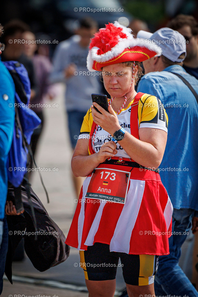 KölnTurm Treppenlauf; Köln, 03.08.2025 | Impressionen vom KölnTurm Treppenlauf am 03.08.2025 in Köln (Nordrhein-Westfalen). 