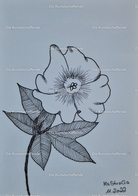 MaStroGa-160544 | Kunstdruck von handgemalter Postkarte. | Art print from hand painted postcard. - Realisiert mit Pictrs.com