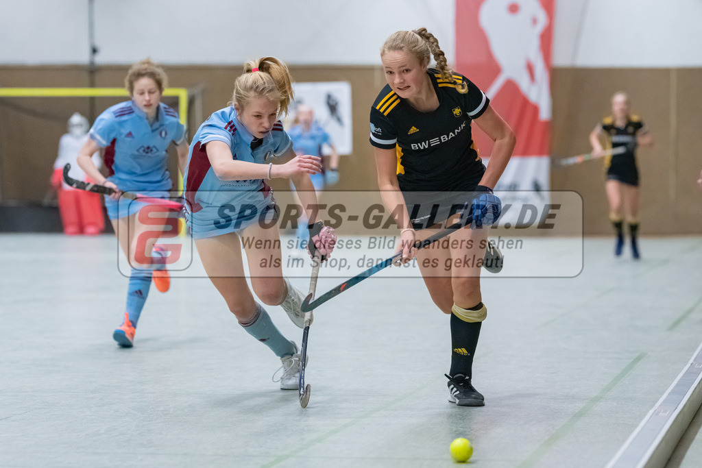 HK_20230226_104911 | Deutsche Meisterschaft WU16 Spiel 1. Halbfinale Havestehuder THC - UHC Hamburg am 26.2.2023 DSC 99, Düsseldorf ,