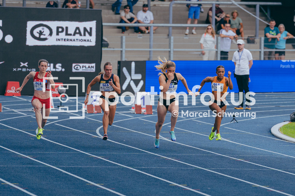 Deutsche Meisterschaften der Frauen und Männer 2026 | Helena Allegra Bendig, TuS Lichterfelde,  100-Meter-Lauf, Vorlauf, Deutsche Meisterschaften der Frauen und Männer 2026, Lohrheidestadion Bochum-Wattenscheid, 25.07.2026. Foto: Marcel Schwering / sportimfokus - Realisiert mit Pictrs.com