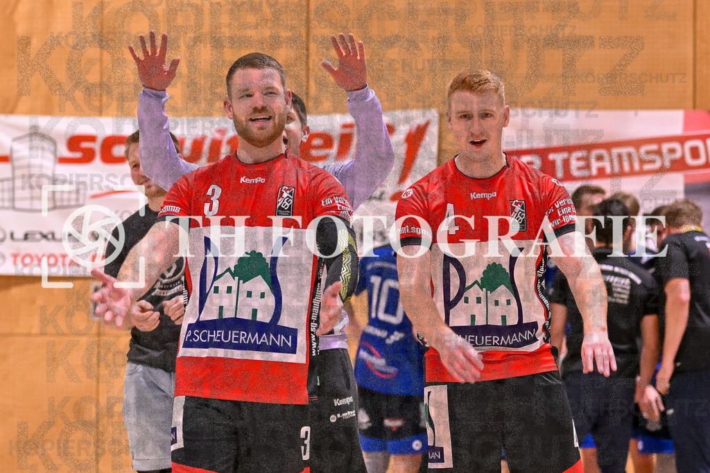GER, SG Maulburg/Steinen - SG Walkirch/Denzlingen, Handball, Landesliga, 25. Spieltag, Saison 2023/2024, 27.04.2024 | Marvin Grun (SG Maulburg/Steinen, #03), Jannick Eichin (SG Maulburg/Steinen, #04)

GER, SG Maulburg/Steinen - SG Walkirch/Denzlingen, Handball, Landesliga, 25. Spieltag, Saison 2023/2024, 27.04.2024

Foto: TH Fotografie/Thomas Hess