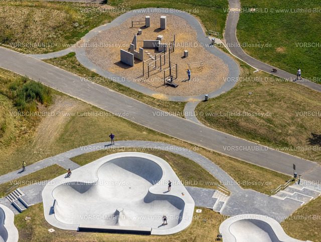 Dortmund220705524 | Luftbild, Neuer Skatepark Hombruch, Dortmund, Ruhrgebiet, Nordrhein-Westfalen, Deutschland