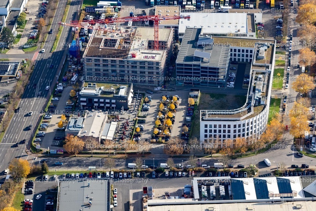 Luftbilder Aachen-7290 | Luftbildfotografie Neubau eines Büro- und Geschäftshauses " Landmarken AG " in Aachen im Bundesland Nordrhein-Westfalen, Deutschland - Realisiert mit Pictrs.com