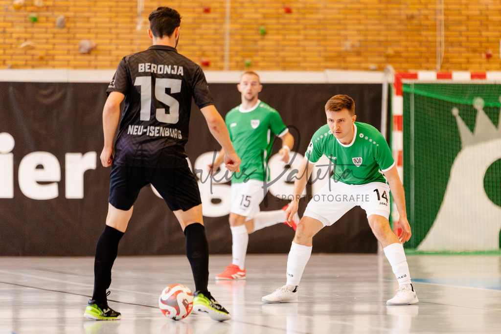 Futsal-Bundesliga, Saison 2025/2026, 4. Spieltag: SC Preußen Münster - SV Pars Neu-Isenburg | Futsal-Bundesliga, Saison 2025/2026, 4. Spieltag, SC Preußen Münster empfängt SV Pars Neu-Isenburg in der Universitäts-Sporthalle in Münster. Foto: sportfotografie.ms | Markus Paletta - Realisiert mit Pictrs.com