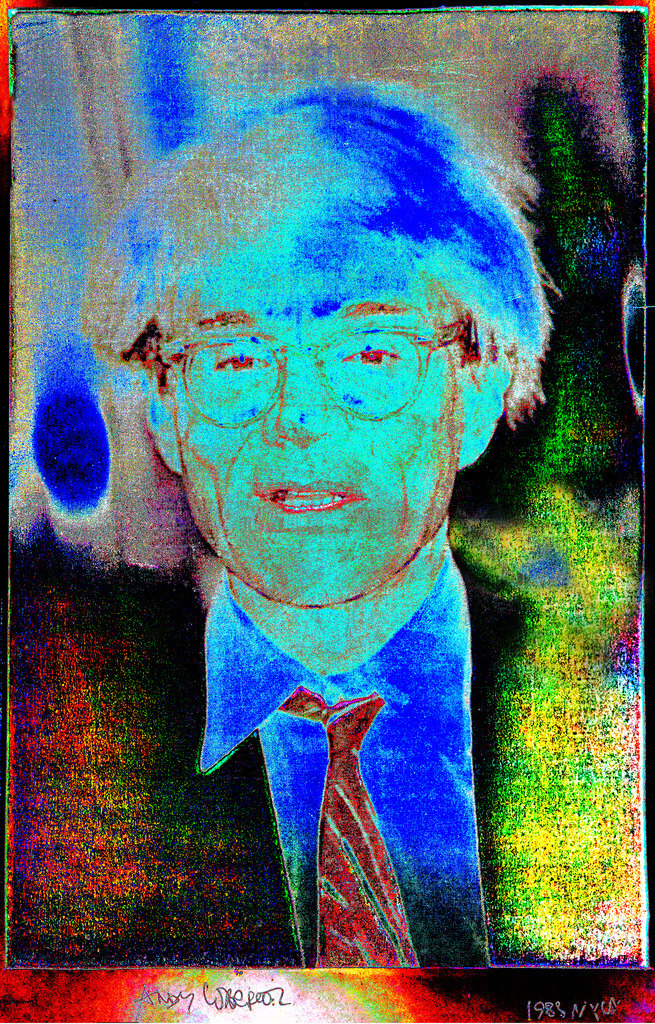 Warhol_NY1983_3036_Coloured | Veroeffentlichung nur gegen: Nennung, Honorar, Beleg an: Beege-Fotodesign Renchtalblick 44, 77767 Appenweier, Konto 6248322 BLZ 66490000 Volksbank Offenburg IBAN DE81 6649 0000 0006 2483 22  BIC: GENODE61OG1
Bildhonorar nach MFM oder Absprache.
