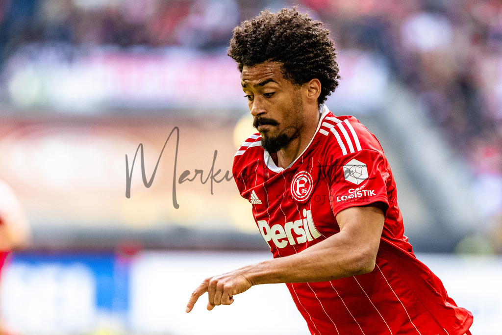 Fortuna Düsseldorf vs. Karlsruher SC | Düsseldorf, 30.04.2023: 2. Bundesliga, 30. Spieltag, Fortuna Düsseldorf gegen Karlsruher SC in der Merkur Arena in Düsseldorf. Foto: sportfotografie.ms | Markus Paletta - Realisiert mit Pictrs.com
