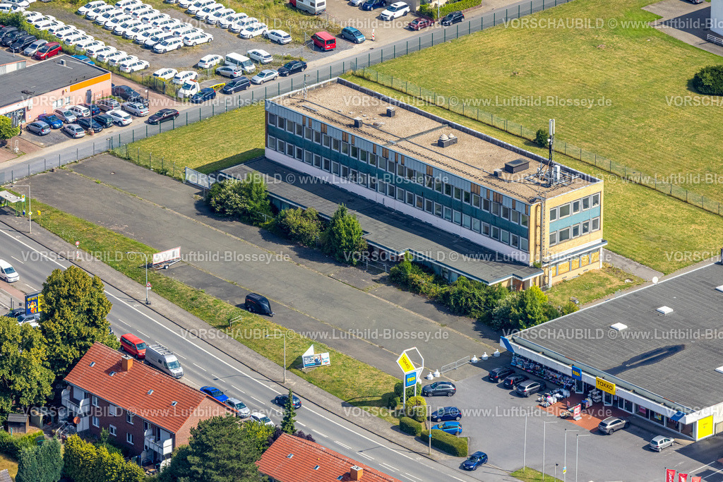 Hamm250700275Bockum-Hoevel | Luftbild, Ex-OLG-Gebäude, Römerstraße 18 im Gewerbehof Hövel, Bockum-Hövel, Hamm, Ruhrgebiet, Nordrhein-Westfalen, Deutschland