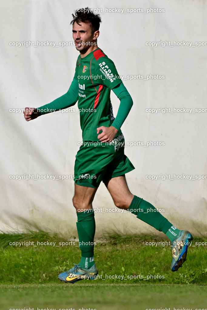 FC ASKÖ Gmünd vs. Union Matrei  | #9 Juro Kovacic FC Gmünd, Jubel, FC ASKÖ Gmünd vs. Union Matrei , FC ASKÖ Gmünd vs. Union Matrei  am 21.09.2024 in Gmünd (Sportplatz Gmünd), Austria, (Photo by Bernd Stefan)