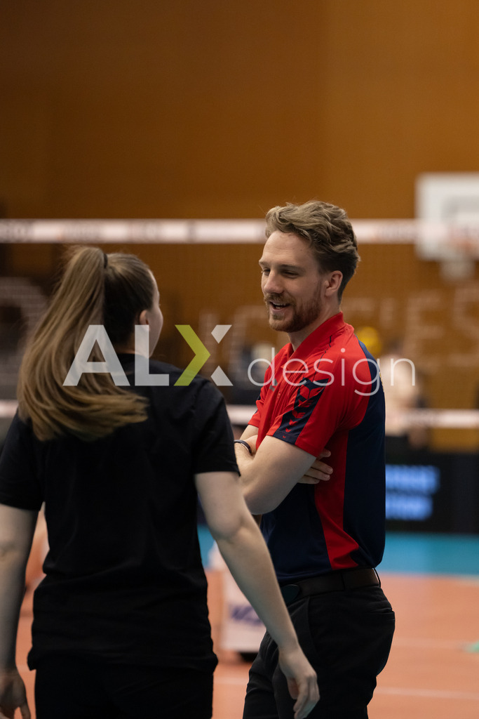 Volleyball I Frauen I Saison 2025-2026 I Volleyball NLA | Women I  Playoffs Finals 1/5 I viteos NUC - VC Kanti Schaffhausen I 06.04.2026 | Xaver Kitzmüller - Realisiert mit Pictrs.com