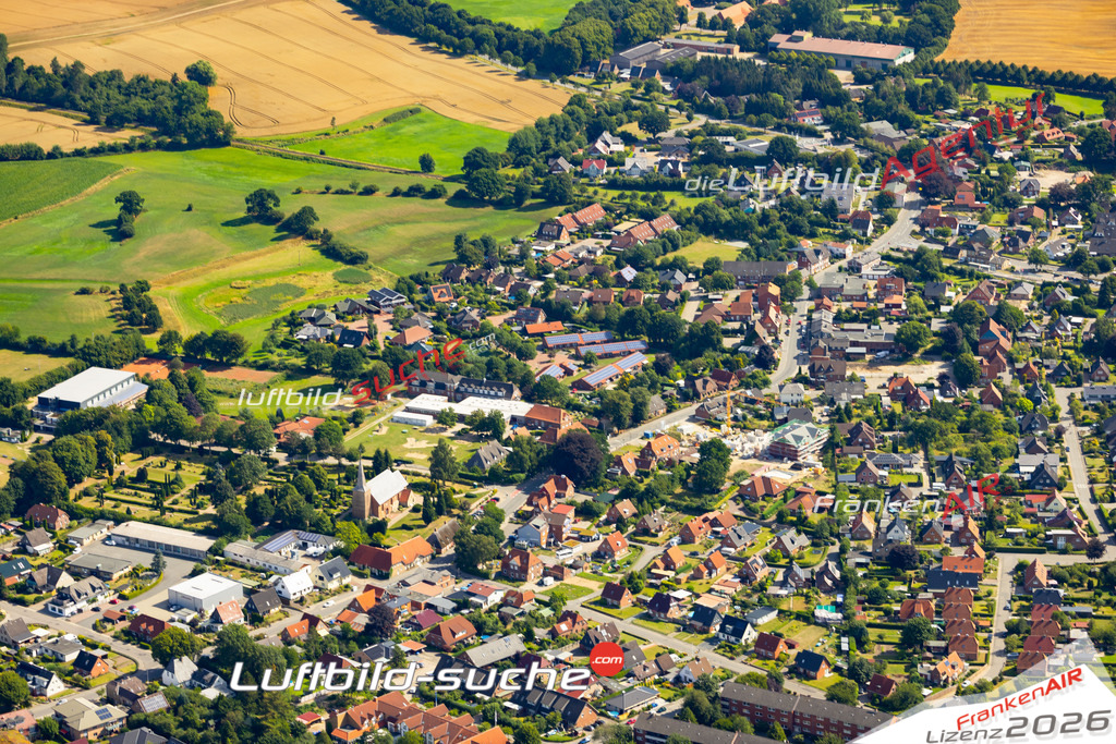 Das Luftbild der Stadt Rieseby wurde 2022 vom Flugzeug heraus erstellt (keine Drohnen-Aufnahmen) Aufnahmehöhe ca.450 Meter- hohe Bildauflösung und Druck-Qualität. Garantiert!