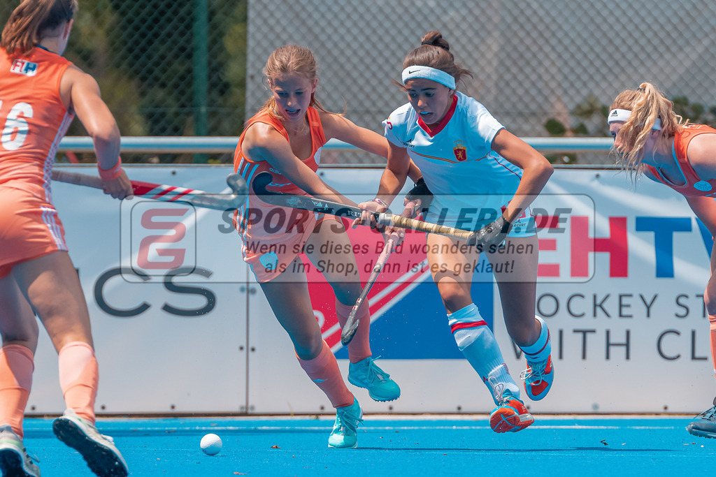 HK_20230711_101111 | Euro Hockey WU18 Spain vs Netherlands Championship Girls & Boys am 11.7.2023 CHTC , Krefeld ,