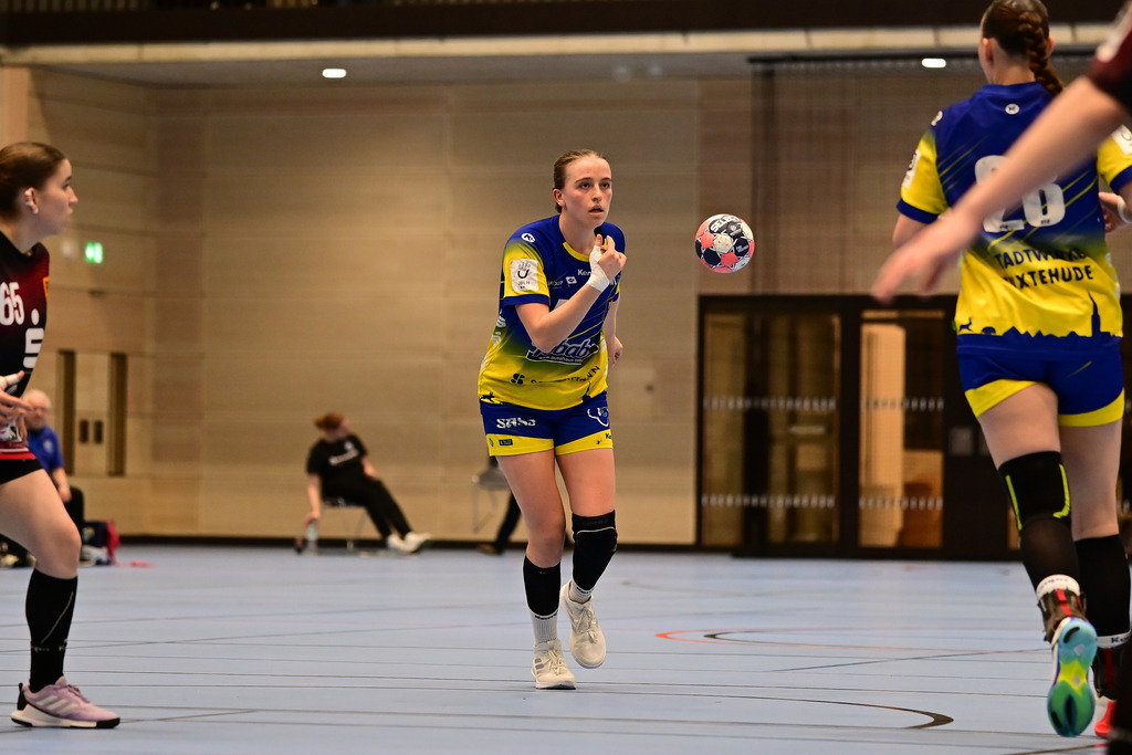 Handball I Frauen I Saison 2025-2026 I 3. Liga Staffel Nord I 11. Spieltag I Buxtehuder SV II - Frankfurter HC | Der Sportfotograf. - Realisiert mit Pictrs.com