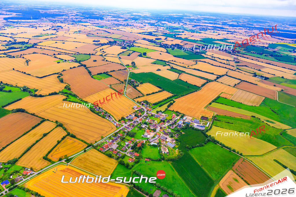 Die Luftaufnahme der Stadt Grube wurde vom UL-Flugzeug heraus erstellt ( keine Drohne )- hohe Auflösung für beste Qualität