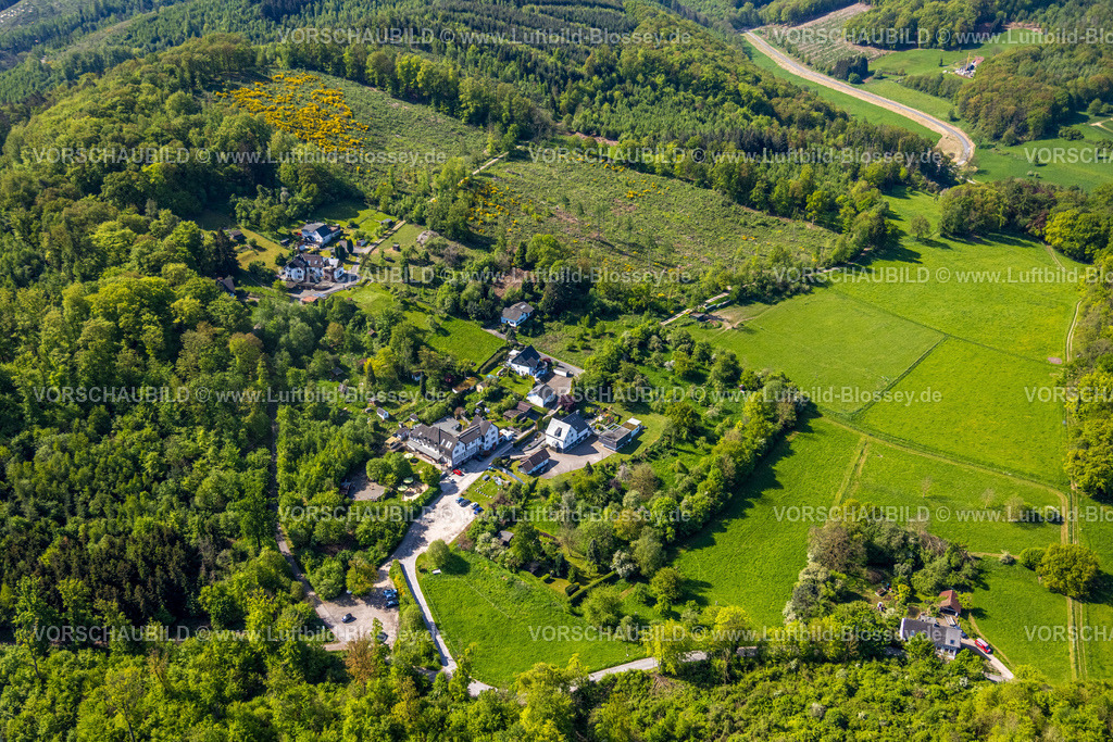 Hagen240504513Hohenlimburg | Luftbild, Waldgebiet Wiesen und Felder, Wohnsiedlung Piepenbrink, Hohenlimburg, Hagen, Ruhrgebiet, Nordrhein-Westfalen, Deutschland