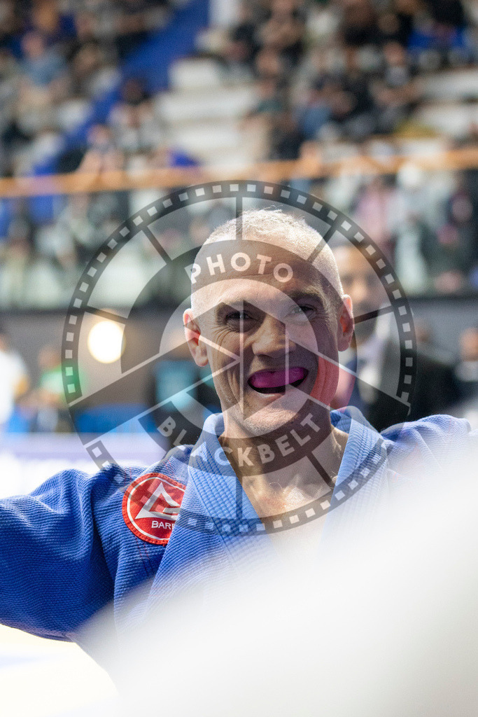 20240122PBB5026 | Fighters compete during the second day of the IBJJF European Championship in Paris, France, on January 22, 2024.
