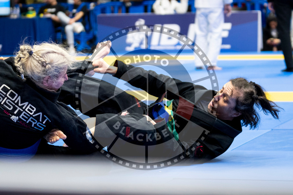 20240122PBB5956 | Fighters compete during the second day of the IBJJF European Championship in Paris, France, on January 22, 2024.