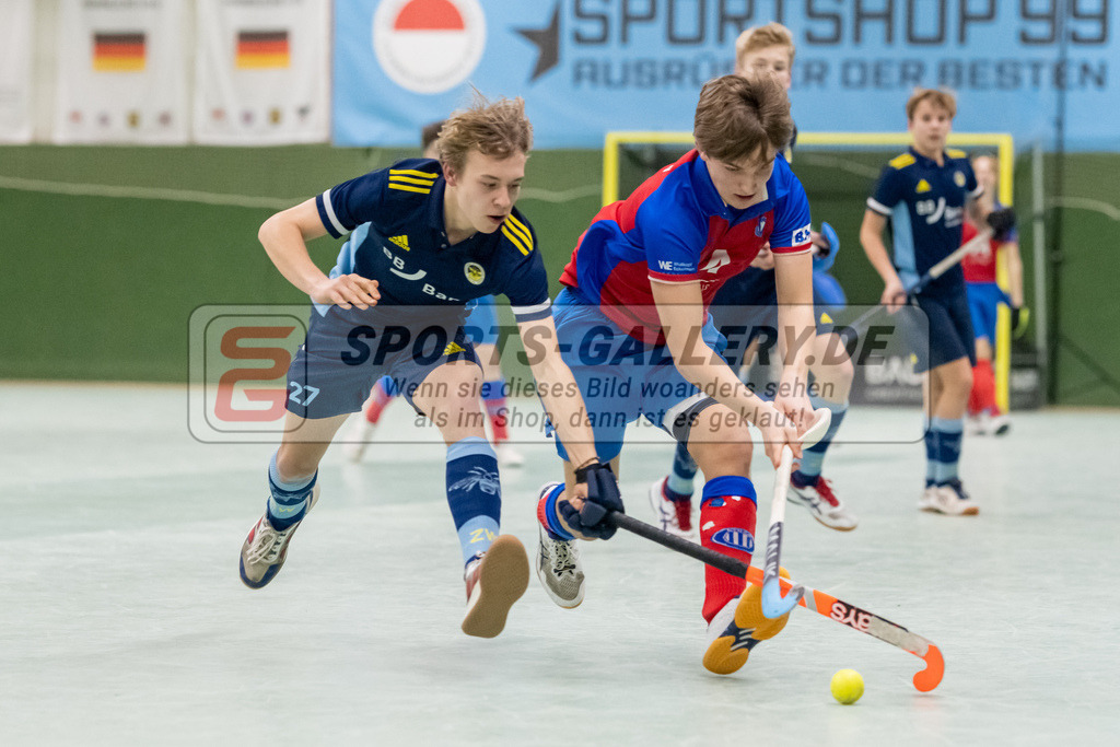 SFE_20230304_0059 | Deutsche Meisterschaft Männliche U16 Halle 2023 am 04.03.2023 in Köln (KTHC Stadion Rot-Weiss Köln Tennis and Hockey Club), Photo: Stephan Fehrmann 2022 (Sports-Gallery)