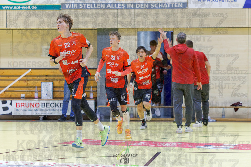 Jugendbundesliga A-Jugend; HSG Dutenhofen/Münchh. - HSG Rodgau Nieder-Roden | Jugendbundesliga A-Jugend; HSG Dutenhofen/Münchh. - HSG Rodgau Nieder-Roden am 07.12.2024 in Dutenhofen (Sporthalle Dutenhofen)Photo © 2024 - Jörg Heinrich - Realisiert mit Pictrs.com