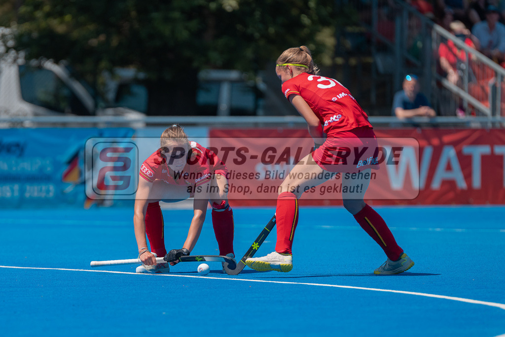 HK_20230708_109848 | Euro Hockey WU18 Belgium - Scotland Championship Girls &amp; Boys am 8.7.2023 CHTC , Krefeld ,