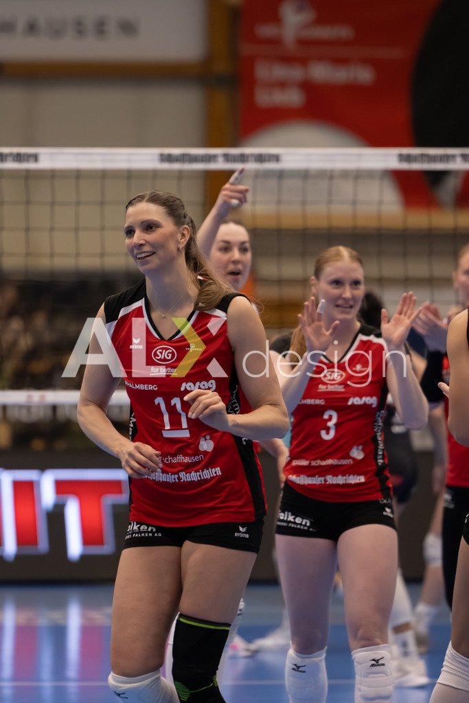 Volleyball I Frauen I Saison 2025-2026 I Volleyball NLA | Women I Round 16 I VC Kanti Schaffhausen - Viteos NUC I 31.01.2026 | 11 Kateřina Holásková (CZ) (VC Kanti Schaffhausen) – Mitte - Realisiert mit Pictrs.com