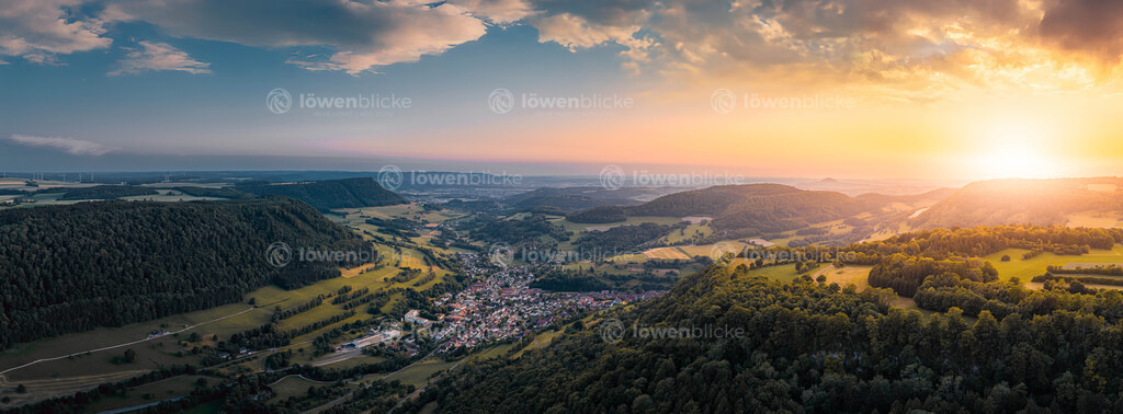 Nenningen im Sonnenuntergang | löwenblicke | shop
