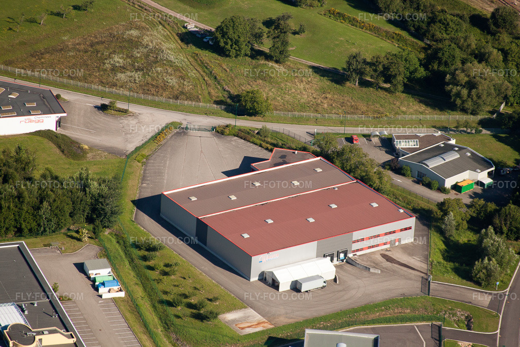 Aerial view: Walter Epices in the district Altenstadt in Wissembourg in the state Bas-Rhin, France.Photo: IMG_31120.jpg taken on 08/07/2010 by Werner Riehm/FLY-FOTO.comResolution of the original: 4752 x 3168 px