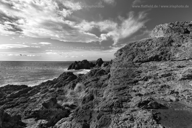 Blick auf die Esterel Küste sw | An der Esterel Küste