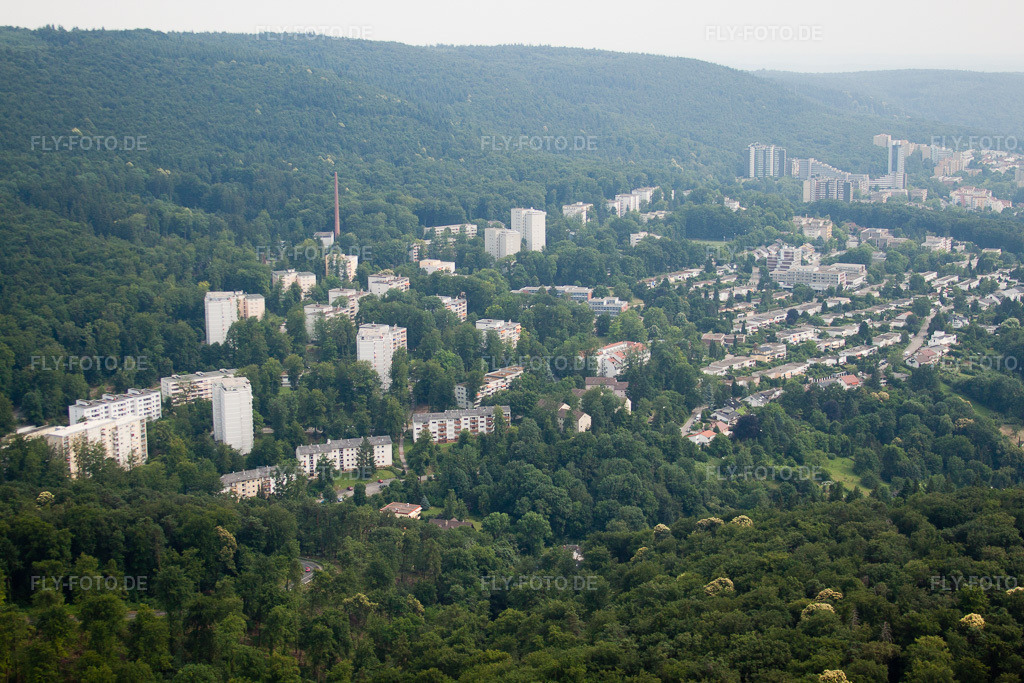 Luftbild: HD-Boxberg von Norden im Ortsteil Boxberg in Heidelberg im Bundesland Baden-Württemberg in Deutschland. Foto: IMG_29949.jpg vom 02.07.2010 durch Werner Riehm/FLY-FOTO.de