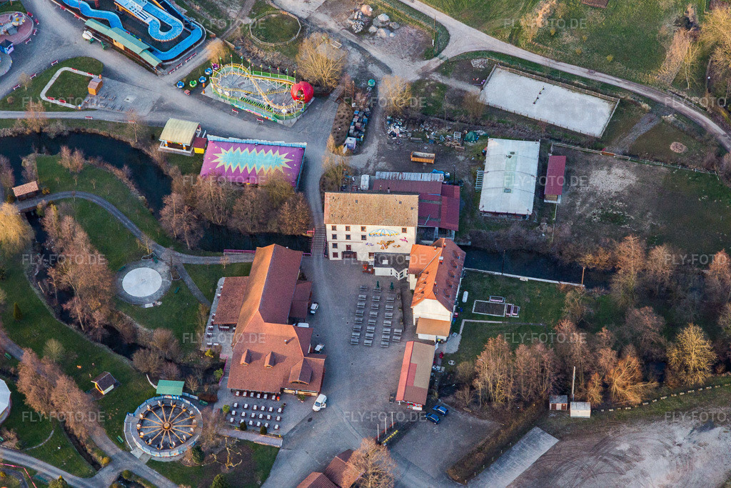 Freizeitzentrum - Vergnügungspark Didiland in Grand Est | Luftbild: Freizeitzentrum - Vergnügungspark Didiland in Grand Est in Morsbronn-les-Bains im Bundesland Bas-Rhin in Frankreich. Foto: IMG_104989.jpg vom 21.03.2018 durch Werner Riehm/FLY-FOTO.de - Realisiert mit Pictrs.com