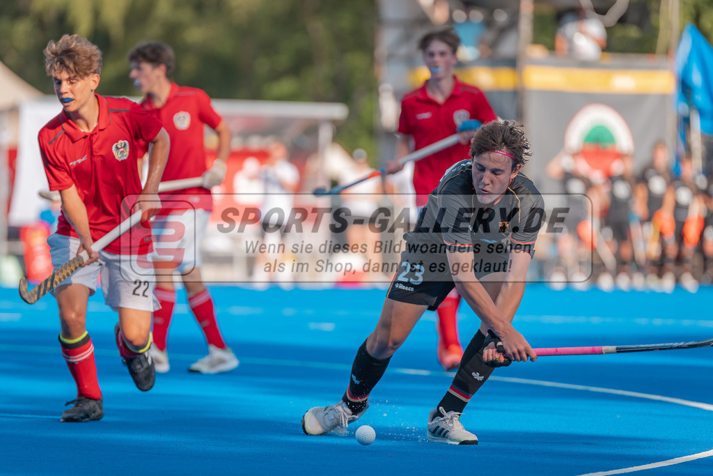 HK_20230710_100872 | Euro Hockey MU18 Austria - Germany Championship Girls &amp; Boys am 10.7.2023 CHTC , Krefeld ,