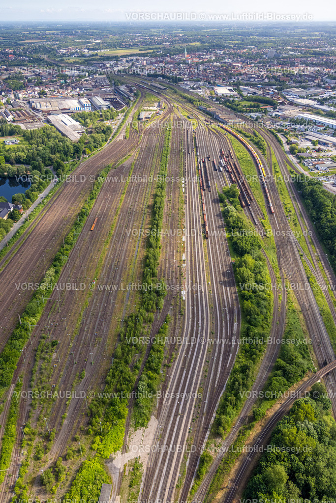 Hamm220501151 | Luftbild, Rangierbahnhof, Pelkum, Hamm, Ruhrgebiet, Nordrhein-Westfalen, Deutschland