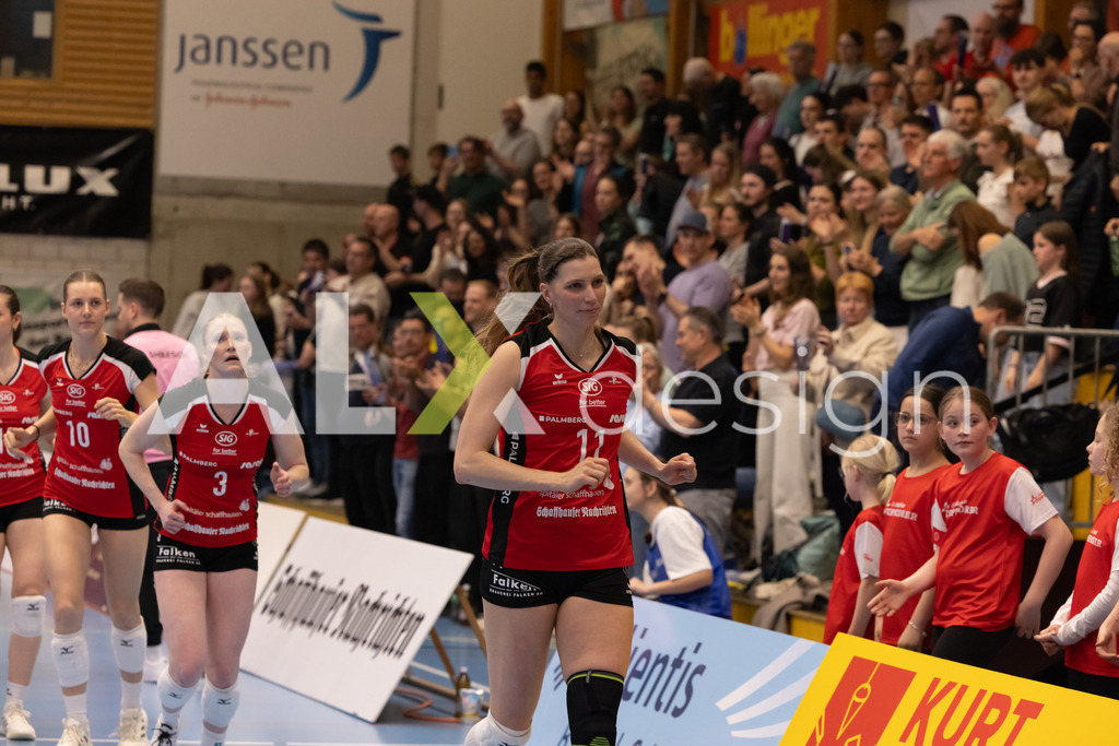 Volleyball I Frauen I Saison 2025-2026 I Volleyball NLA | Women I 1/2 Finals I  VC Kanti Schaffhausen - Sm'Aesch Pfeffingen I 22.03.2026 | 11 Kateřina Holásková (CZ) (VC Kanti Schaffhausen) – Mitte - Realisiert mit Pictrs.com