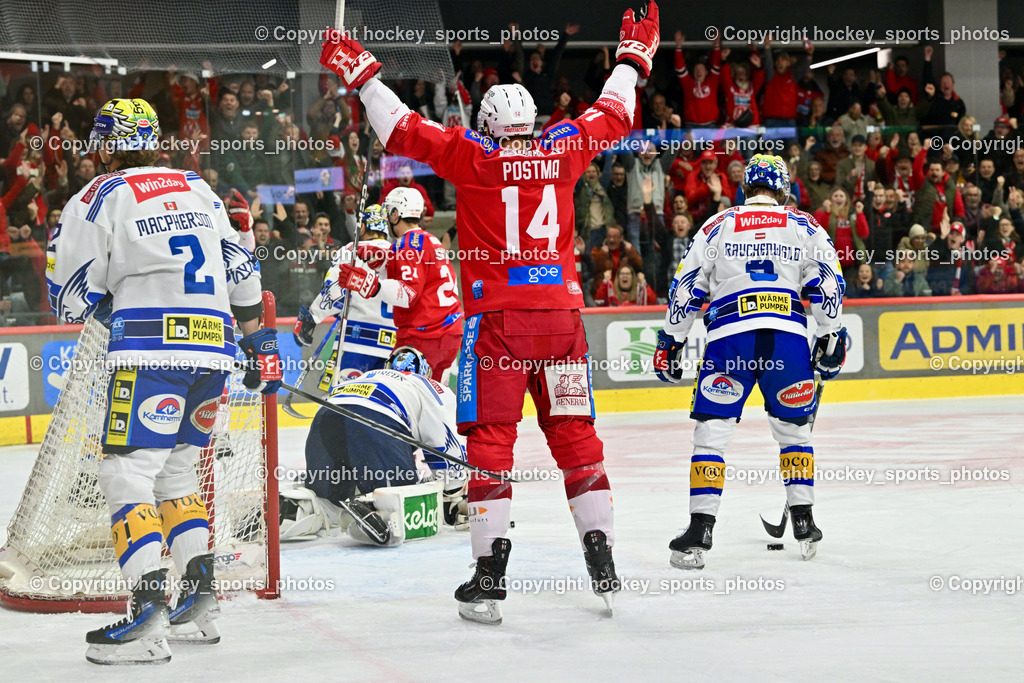 EC KAC vs. EC IDM Wärmepumpen VSV 5.11.2023 | #2 MacPherson Dylan, #1Lamoureux Jean Philippe, #14 Postma Paul, #9 Rauchenwald Alexander, Jubel EC KAC