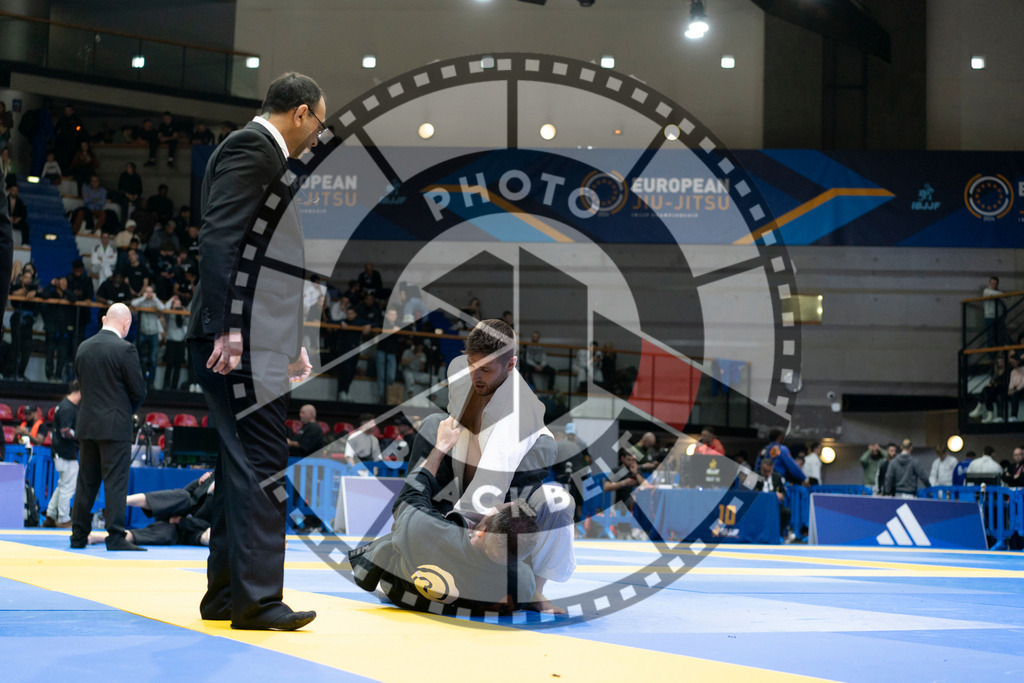 20240119PBB2353 | Fighters compete during the IBJJF European Championship in Paris, France, on January 19, 2024.