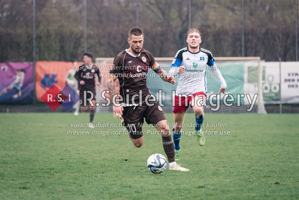 RS-1-035137 | Julian Ulbricht (#10, FCSP, Teamkapitän), Bent Andresen (#15, HSV II)