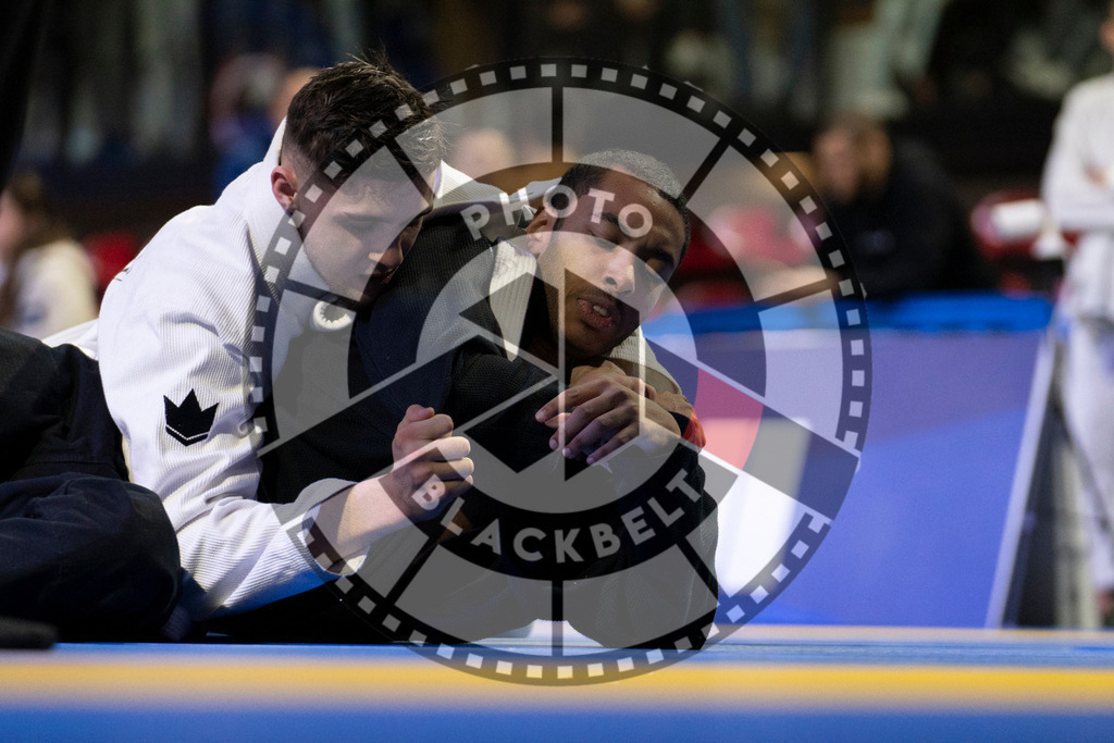 20240119PBB0452 | Fighters compete during the IBJJF European Championship in Paris, France, on January 19, 2024.
