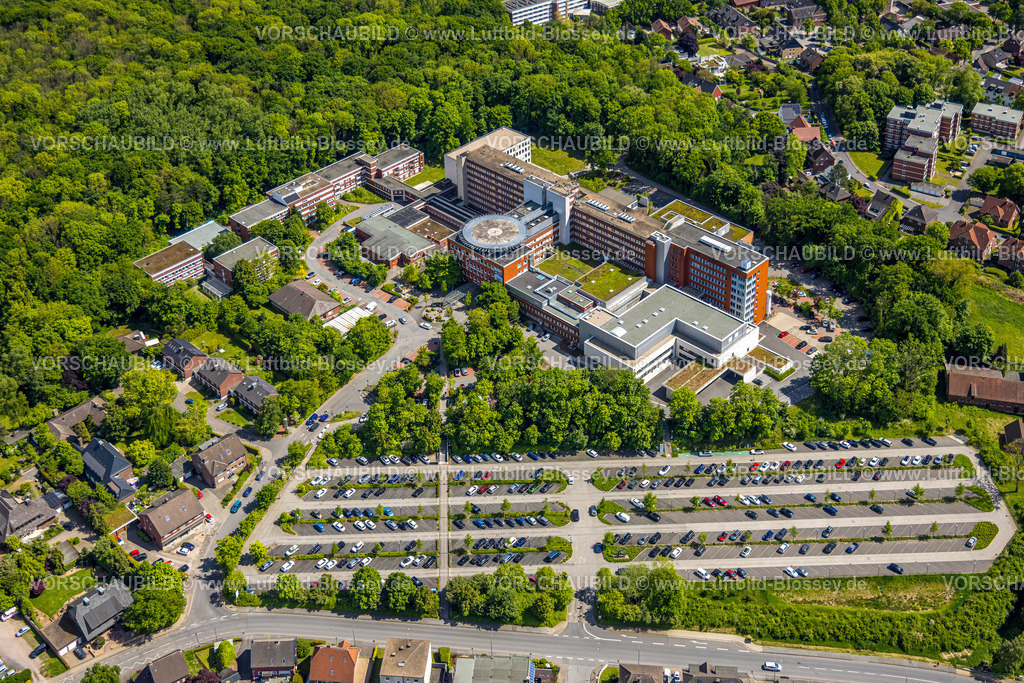 Hamm250500240BarbaraKlinik | Luftbild, BarbaraKlinik, Heessen, Hamm , Ruhrgebiet, Nordrhein-Westfalen,  Deutschland