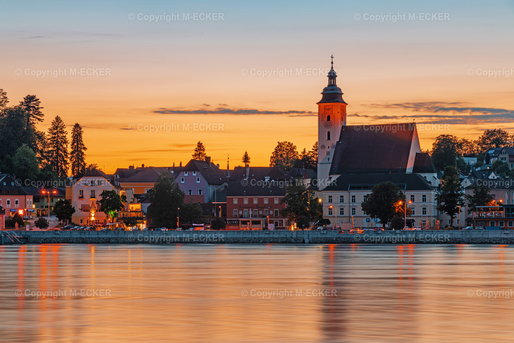 Grein an der Donau | Grein in der Abendstimmung - Realisiert mit Pictrs.com