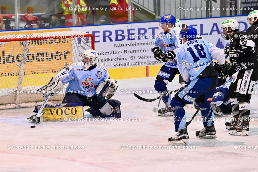 ESC Steindorf vs. SC Hohenems 11.3.2023 | #31 Steiner Paul, #18 Pöck Markus, #33 Wiedergut Andreas