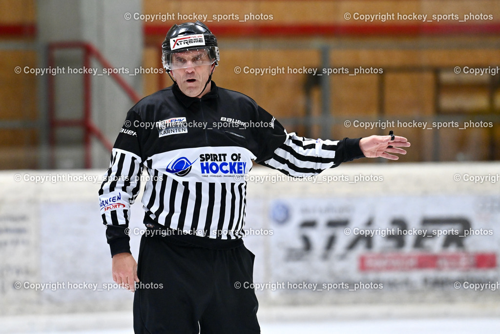 EC Spittal Hornets vs. ESC Steindorf 10.2.2024 | Franzel Reinhard Referee