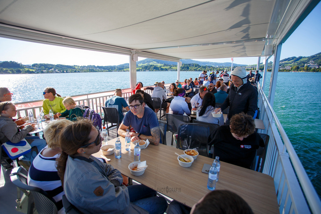 ..... | 06.09.2025, AUSTRIA, Mondsee, ALOHA TRI MONDSEE - Pastaparty , Image shows: Photo: WAPICS / Willdoner Andreas