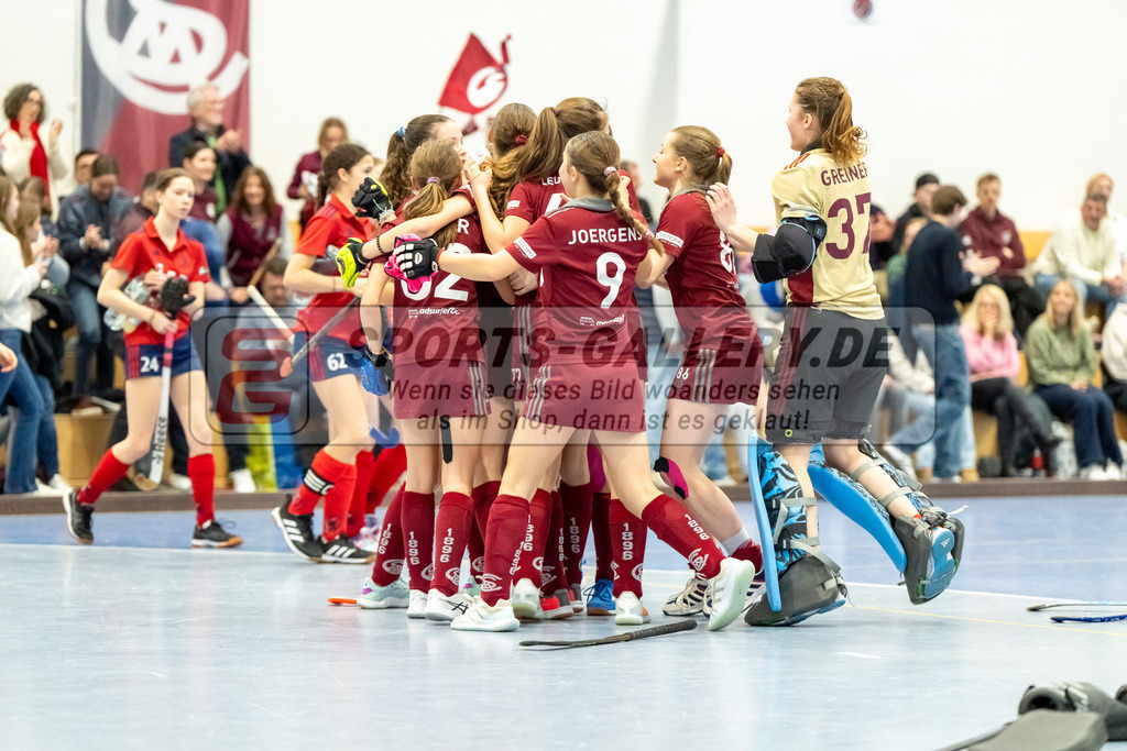 HK_20250223_103054 | Deutsche Meisterschaft wU14 Spiel um Platz 3  am 23.2.2025 Düsseldorfer HC, Düsseldorf
