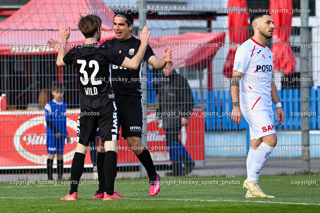 SAK vs. LASK Amateure 6.4.2023 | #9 Marco Siverio Toro, #32 Enrique Wild, Jubel LASK Amateure, #10 Yosifov Svetlozar Angelov
