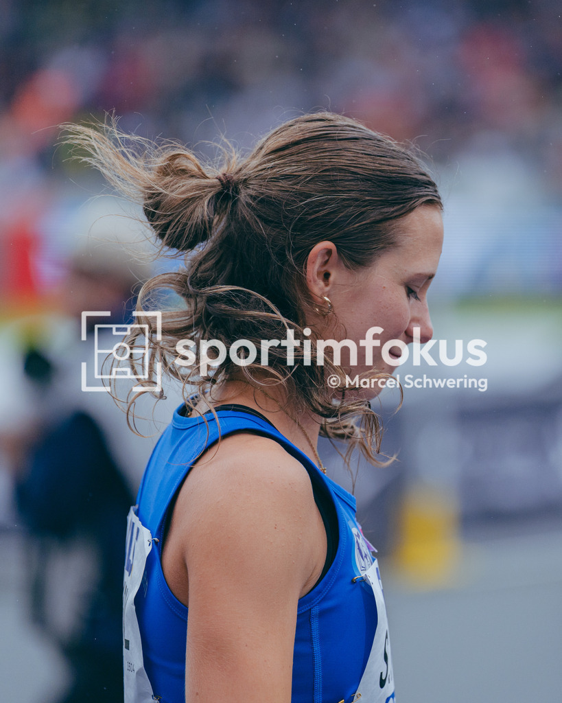 Deutsche Meisterschaften der Frauen und Männer 2026 | Sabrina Heil, VfL Sindelfingen, 400 Meter Hürden, Finale, Deutsche Meisterschaften der Frauen und Männer 2026, Lohrheidestadion Bochum-Wattenscheid, 26.07.2026. Foto: Marcel Schwering / sportimfokus - Realisiert mit Pictrs.com