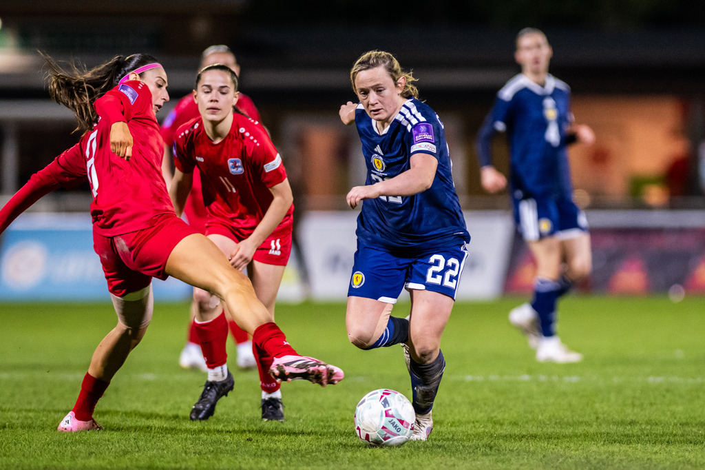 Luxembourg v Scotland | UEFA Women's European Qualifiers, League B4, matchday 1: Luxembourg v Scotland - Realisiert mit Pictrs.com