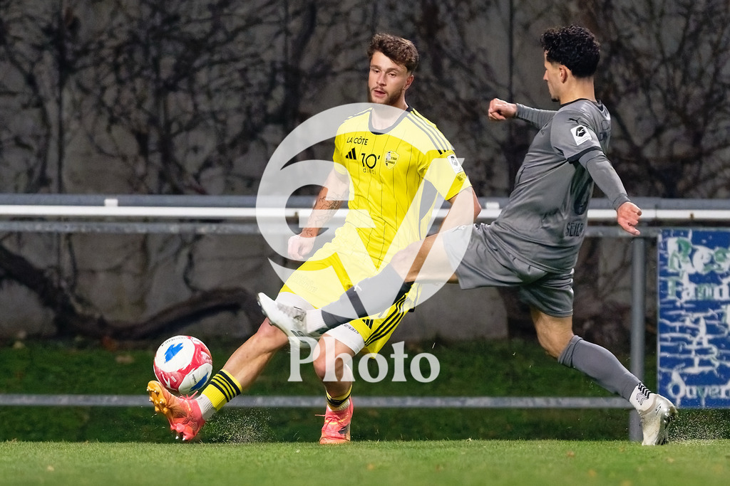 dieci Challenge League - FC Stade Nyonnais v FC Vaduz |  during the dieci Challenge League match between FC Stade Nyonnais and FC Vaduz at Centre sportif de Colovray in Nyon, Switzerland