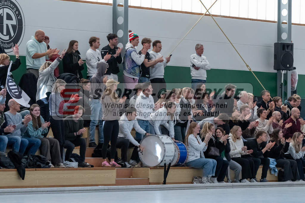 HK_20250202_102399 | 2. Bundesliga Halle Herren Club Raffelberg - Schwarz Weiss Köln am 2.2.2025 Halle am Raffelberg, Duisburg ,