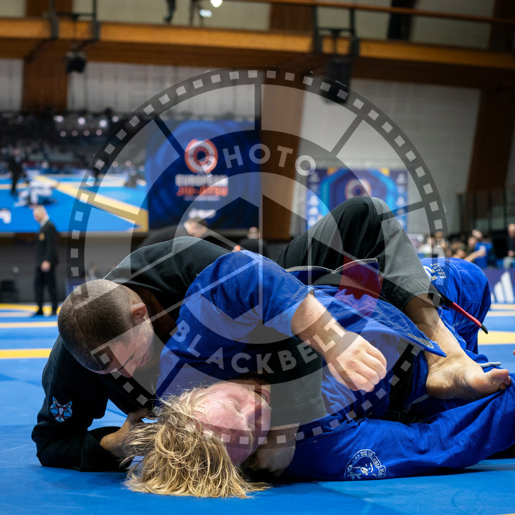 20240126PBB0158 | Fighters compete during the Brazilian Jiu-Jitsu European Championship of the IBJJF in Paris, France, on January 26, 2024.