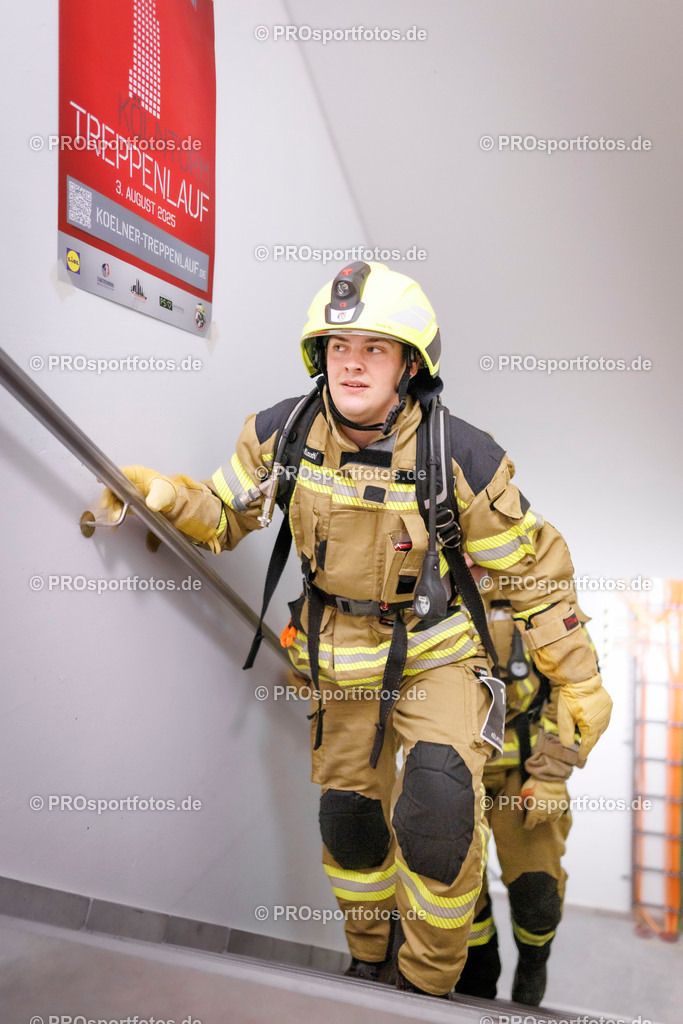 KölnTurm Treppenlauf; Köln, 03.08.2025 | Impressionen vom KölnTurm Treppenlauf am 03.08.2025 in Köln (Nordrhein-Westfalen). 